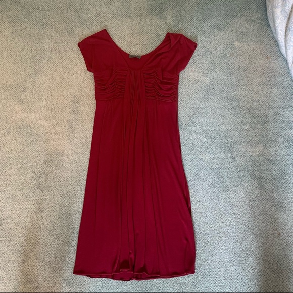 Alberta Ferretti Raspberry Mid-Length Dress - Picture 3 of 5
